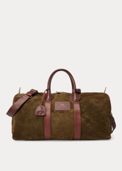 Men's Polo Ralph Lauren Heritage Suede Duffel Bag | 801532IDH